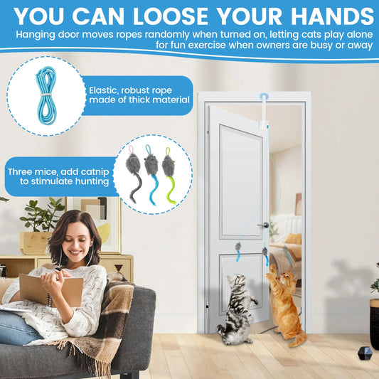 USB Rechargeable Hanging Cat Toy