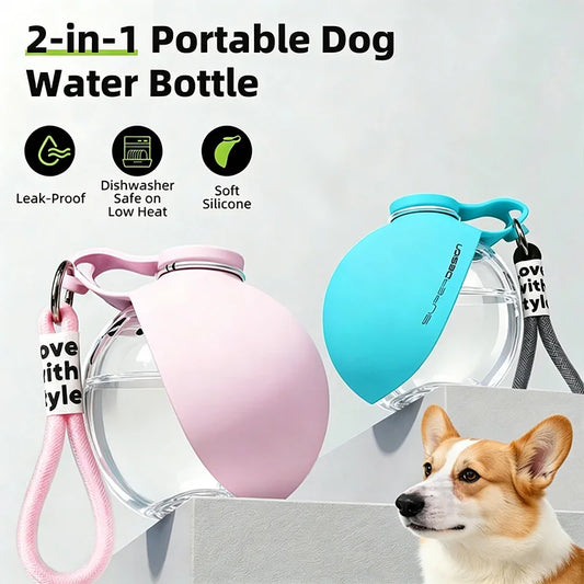 Portable Dog Water Bottle Bowl