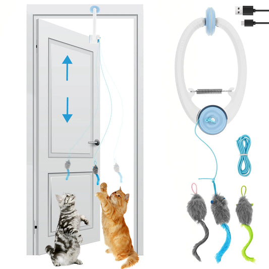 USB Rechargeable Hanging Cat Toy